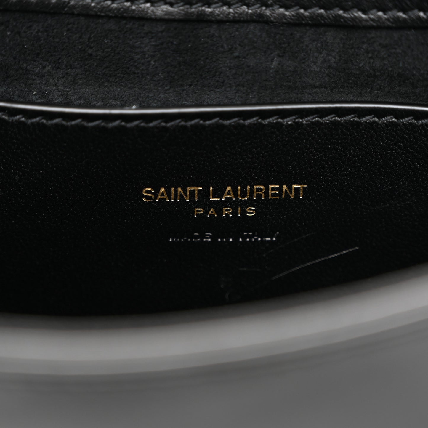 Patent Calfskin Le 5 A 7 Mini Hobo Black