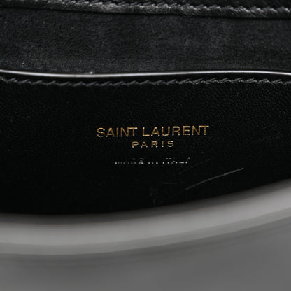 Saint Laurent Patent Calfskin Le 5 A 7 Mini Hobo Black 6 of 11