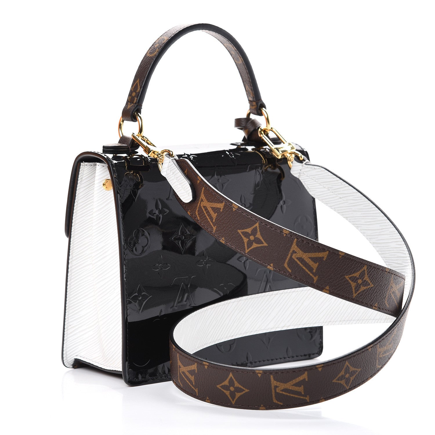 Louis Vuitton Vernis Epi Monogram Spring Street Black 2 of 10