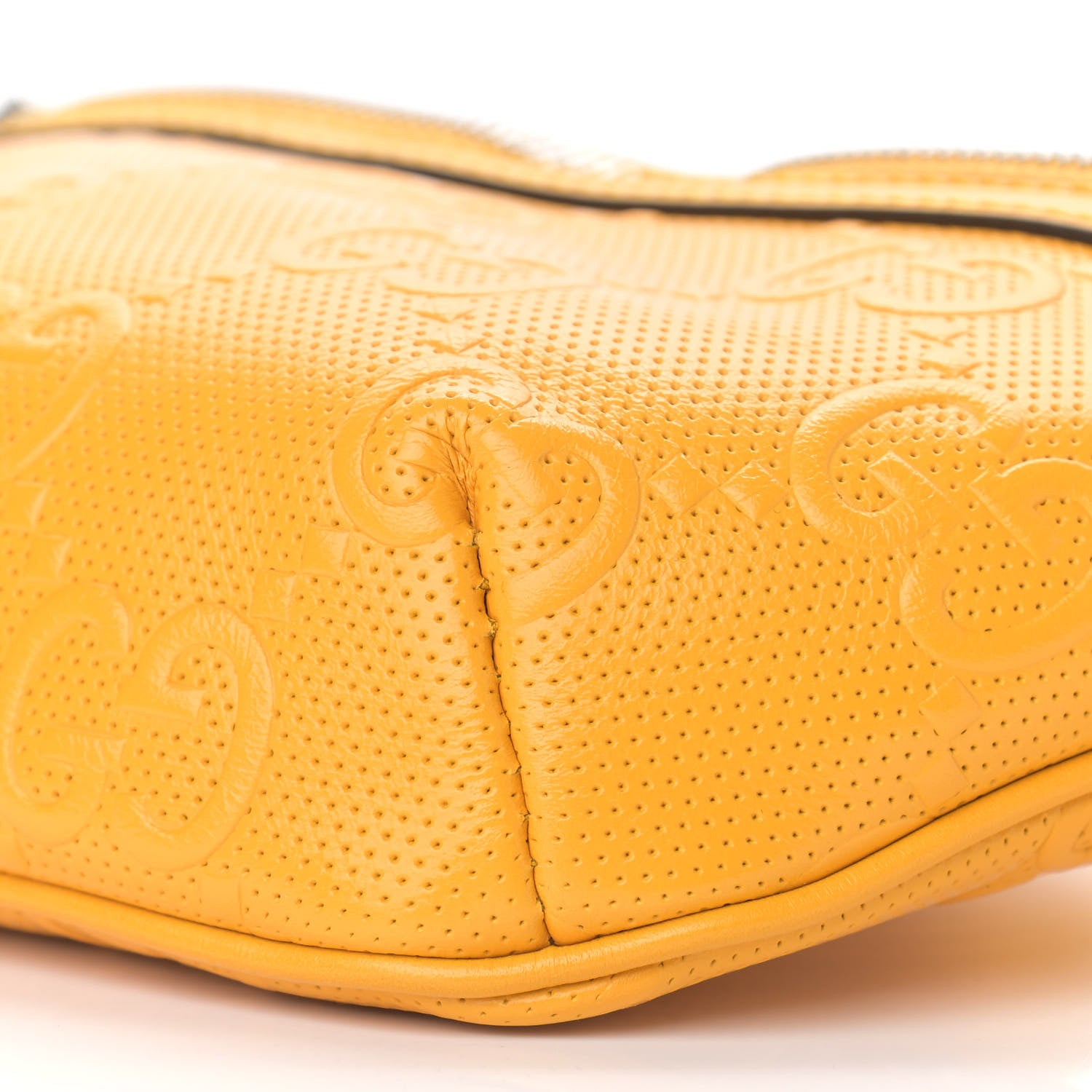 Gucci Calfskin GG Tennis Embossed Belt Bag Crop 10 of 10