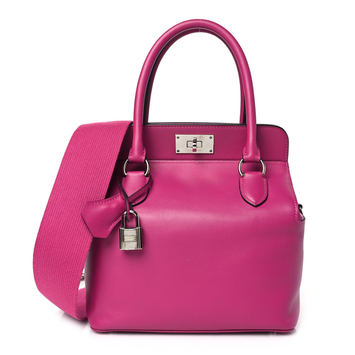 Hermes Swift Toolbox 20 Rose Pourpre 1 of 10