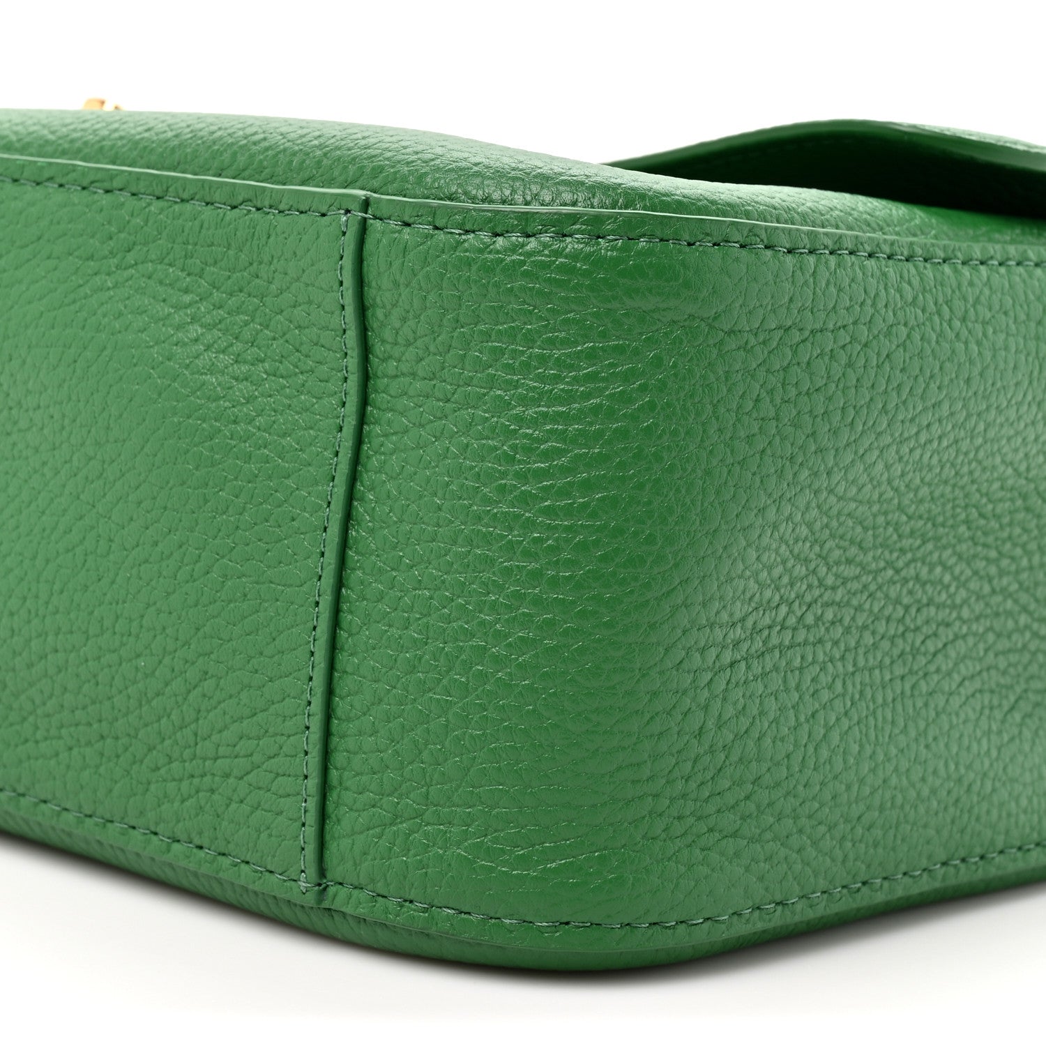 Chanel Grained Calfskin Small Souplissimo Maxi Flap Green 9 of 11