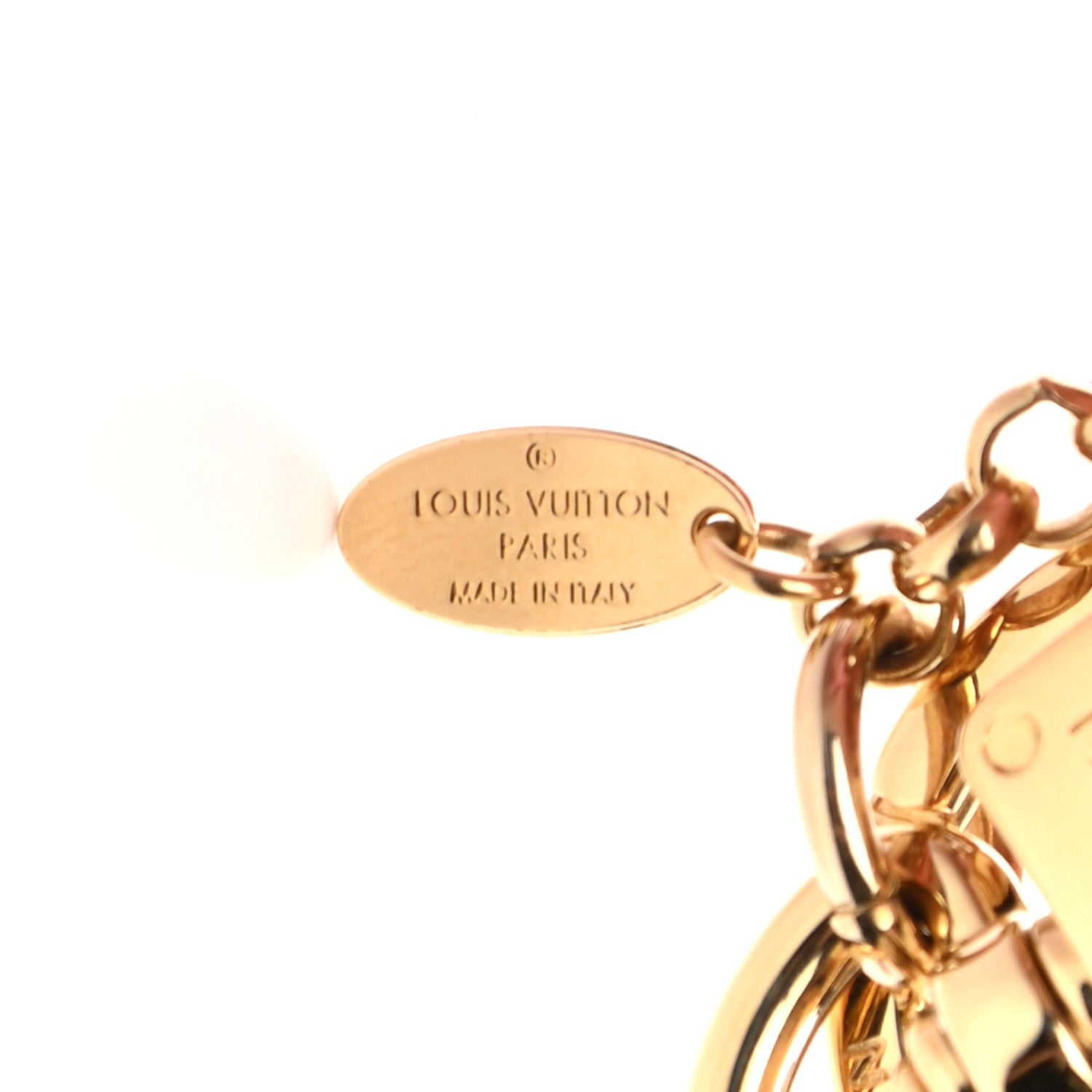 Louis Vuitton Giant Monogram Vivienne Bag Charm Key Holder Rose 3 of 4