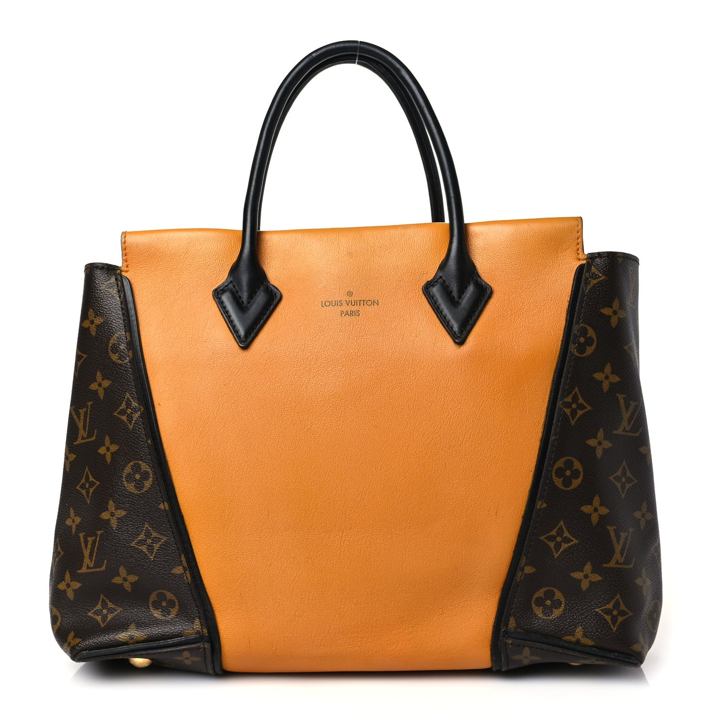 Monogram Cuir Orfevre Tote W PM Safran