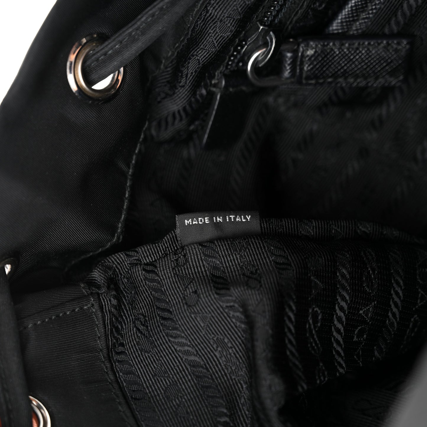 Nylon Vela Medium Backpack Black