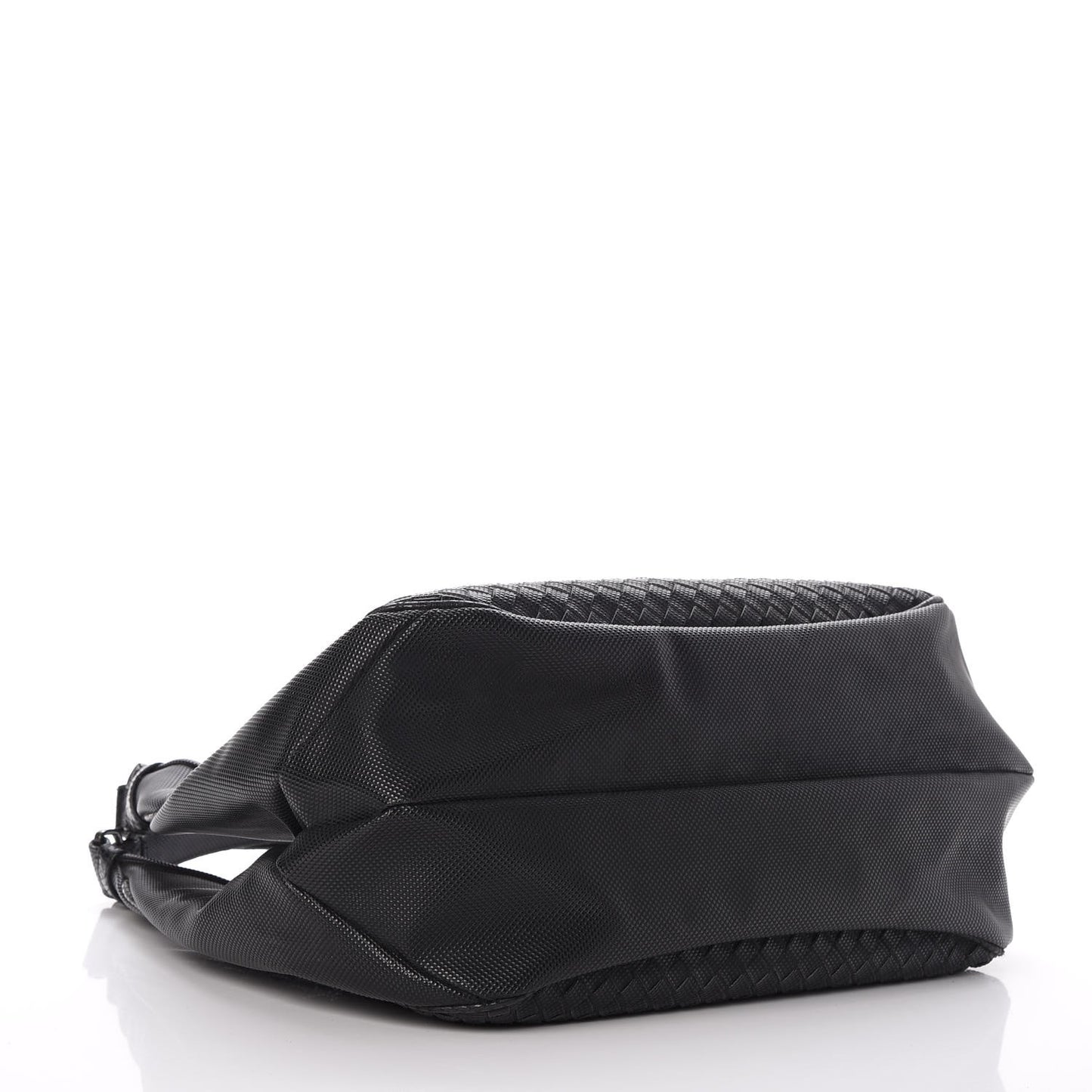 Nappa Intrecciato Moondust Medium Campana Nero Black