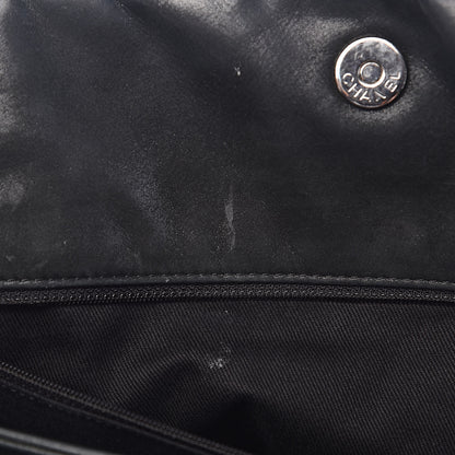 Chanel Iridescent Calfskin Extra Large Just Mademoiselle Bowling Bag Black 6 of 15