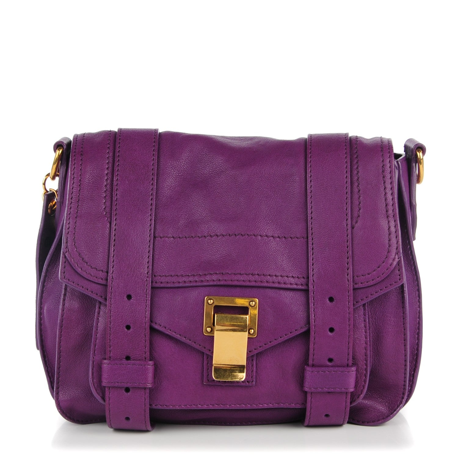 Proenza Schouler Lambskin PS1 Pouch Messenger Veruca Salt 1 of 8
