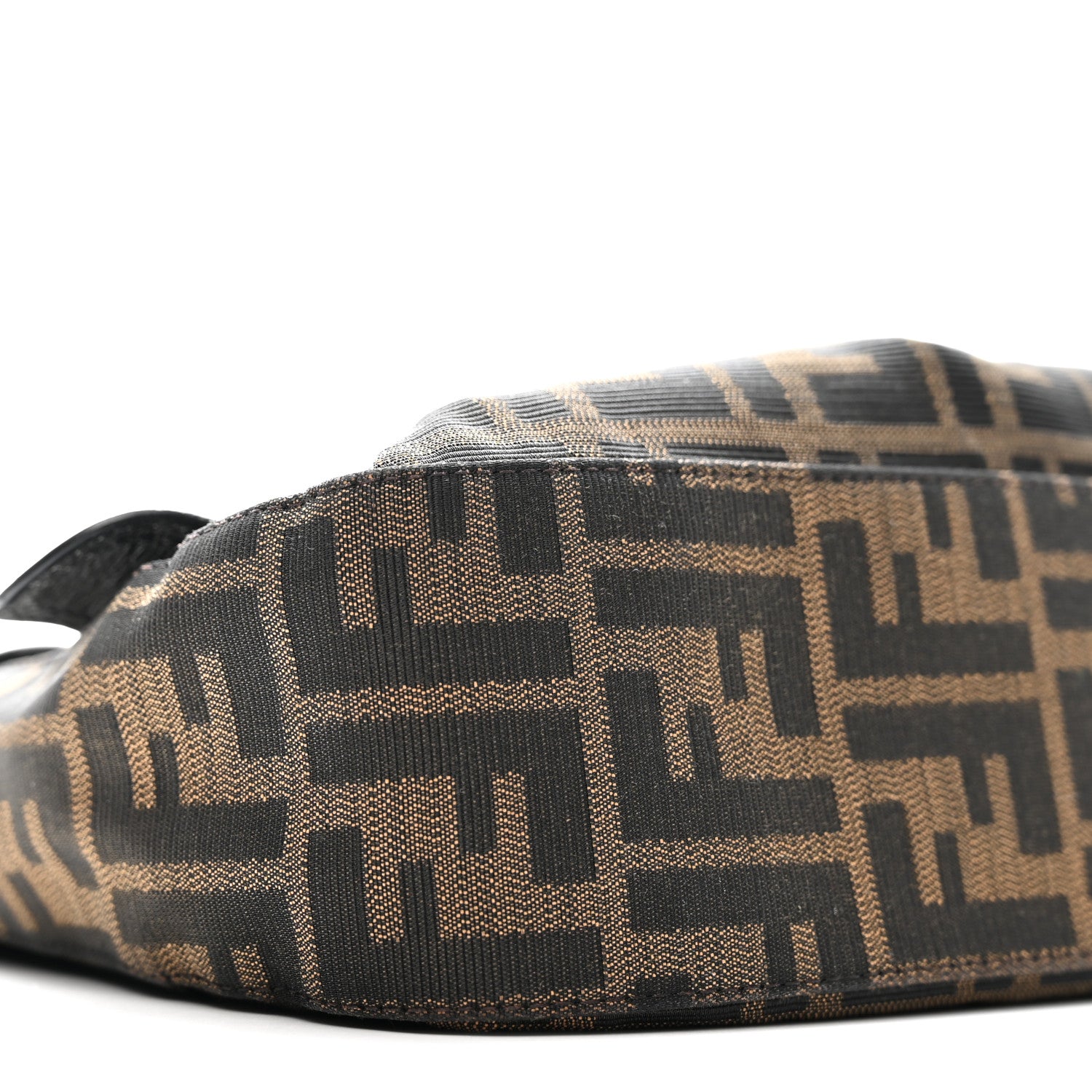 Fendi Zucca B Bis Flap Bag Tobacco Castagna 9 of 13
