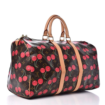 Louis Vuitton Monogram Cerises Keepall 45 3 of 11