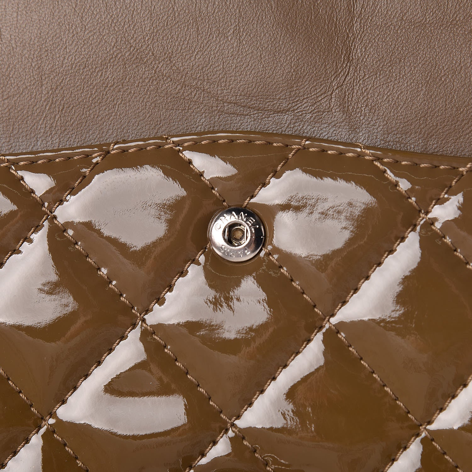Chanel Patent Quilted 2.55 Reissue 227 Flap Taupe 11 of 21
