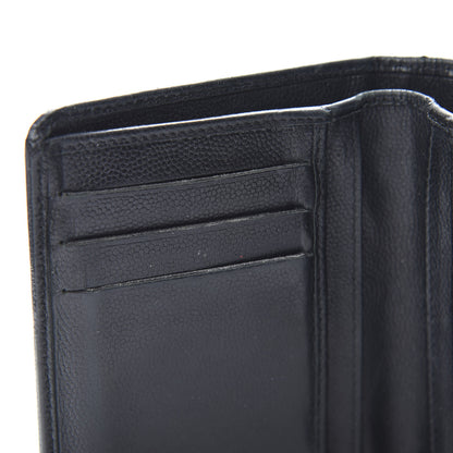 Chanel Caviar Sevruga French Compact Wallet Black 10 of 15