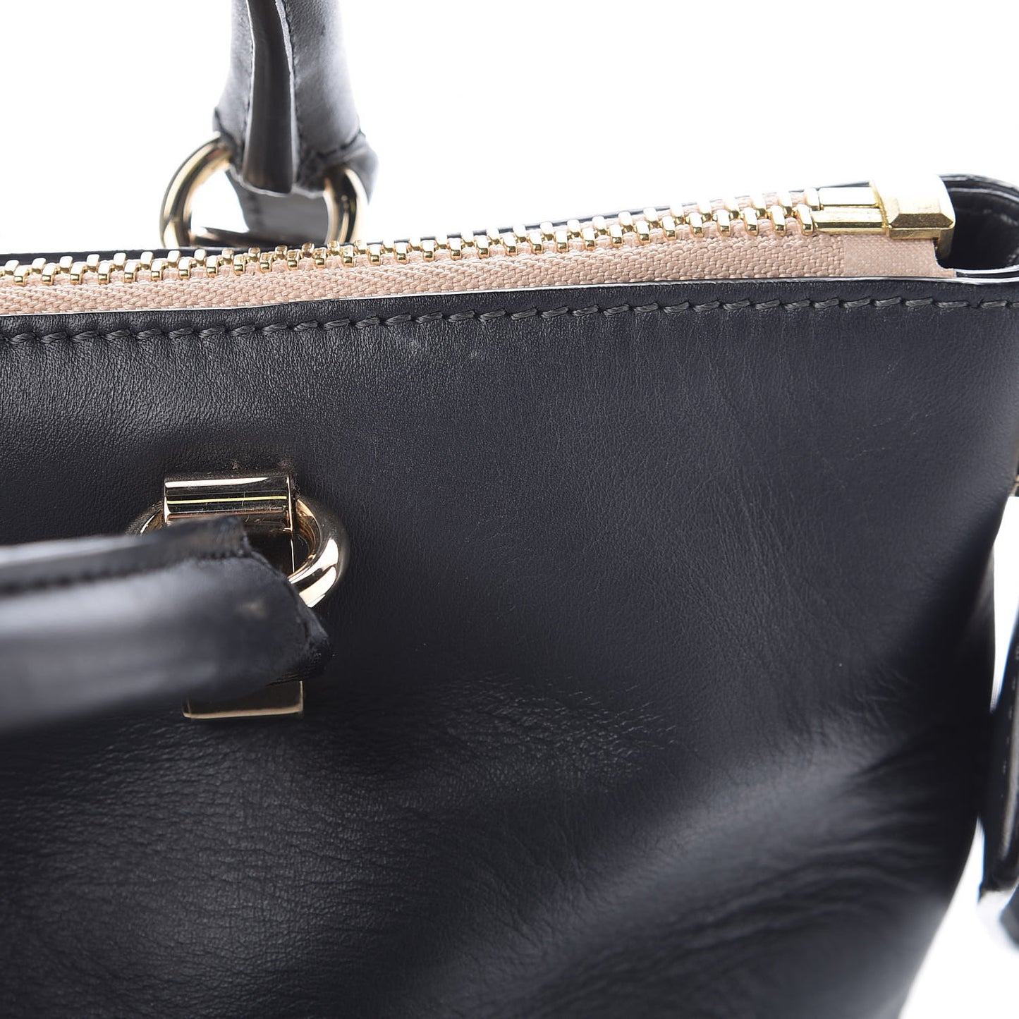 Smooth Calfskin Mini Baylee Tote Black