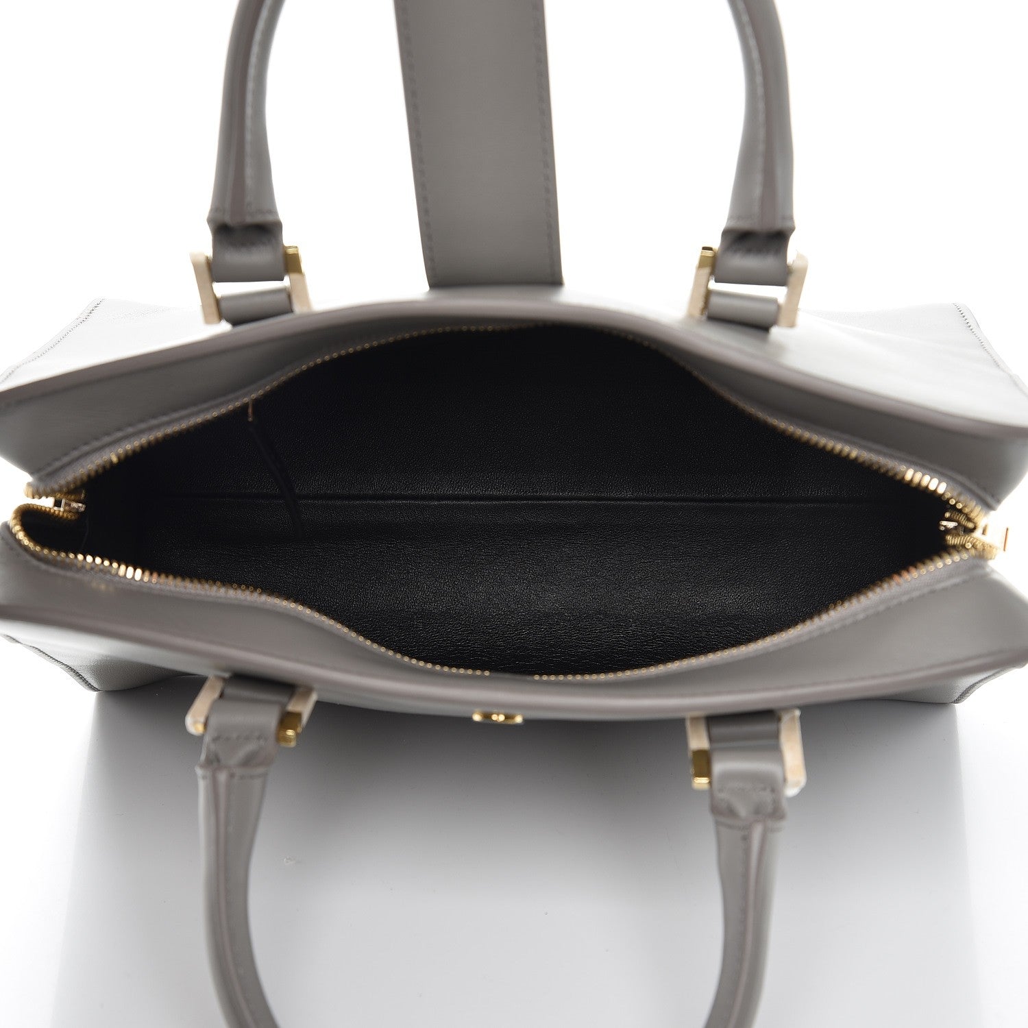 Saint Laurent Calfskin Small Monogram Cabas Fog 5 of 11