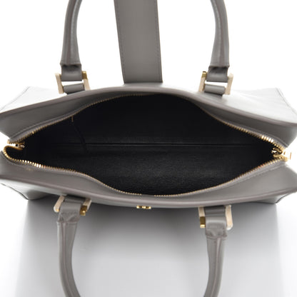 Saint Laurent Calfskin Small Monogram Cabas Fog 5 of 11