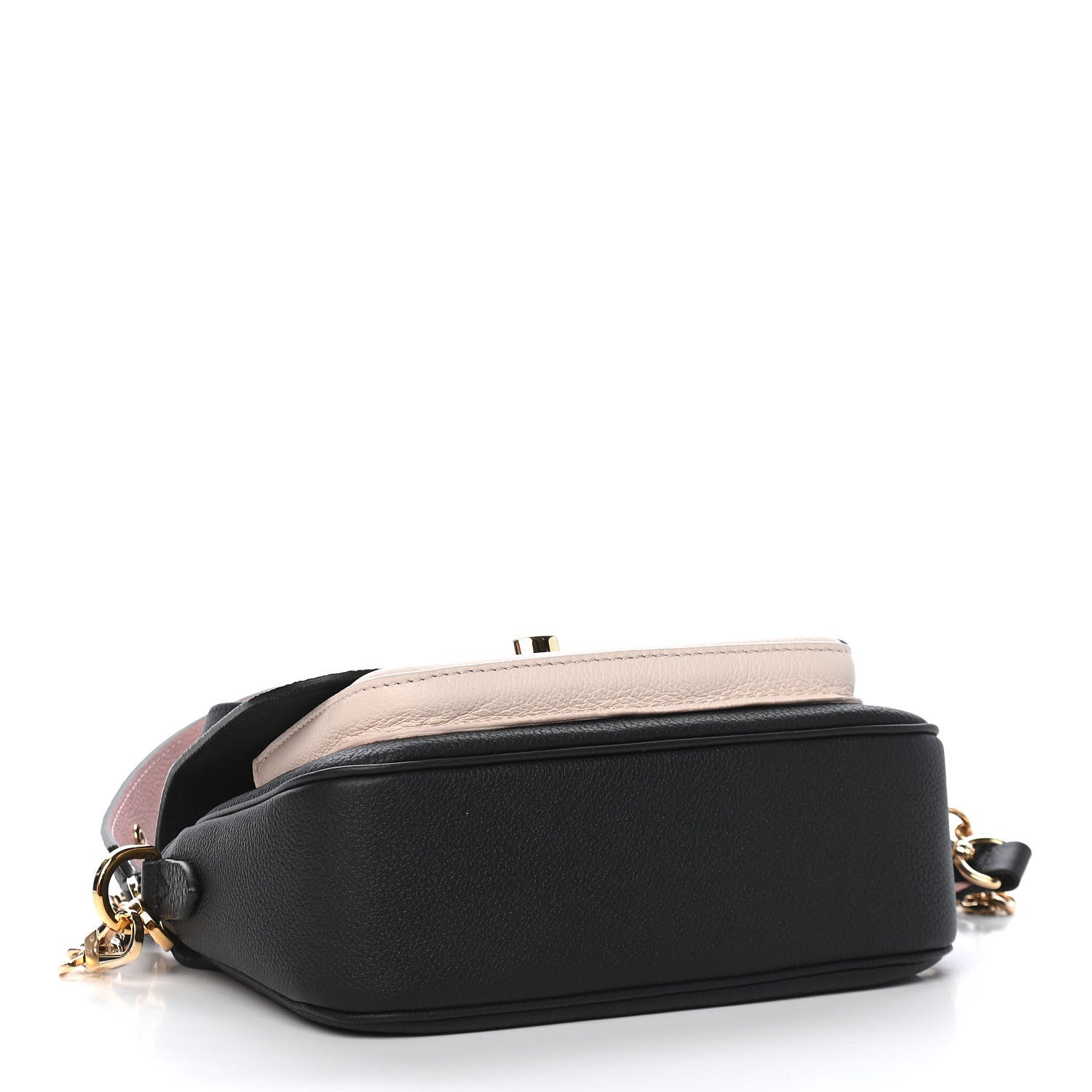 Louis Vuitton Grained Calfskin Lockme Tender Black 3 of 7