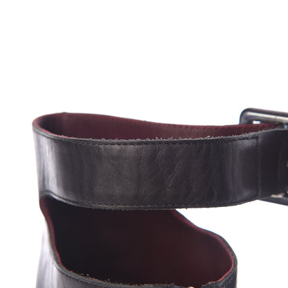 Chanel Lambskin Cap Toe Short Boots 39 Black 10 of 13