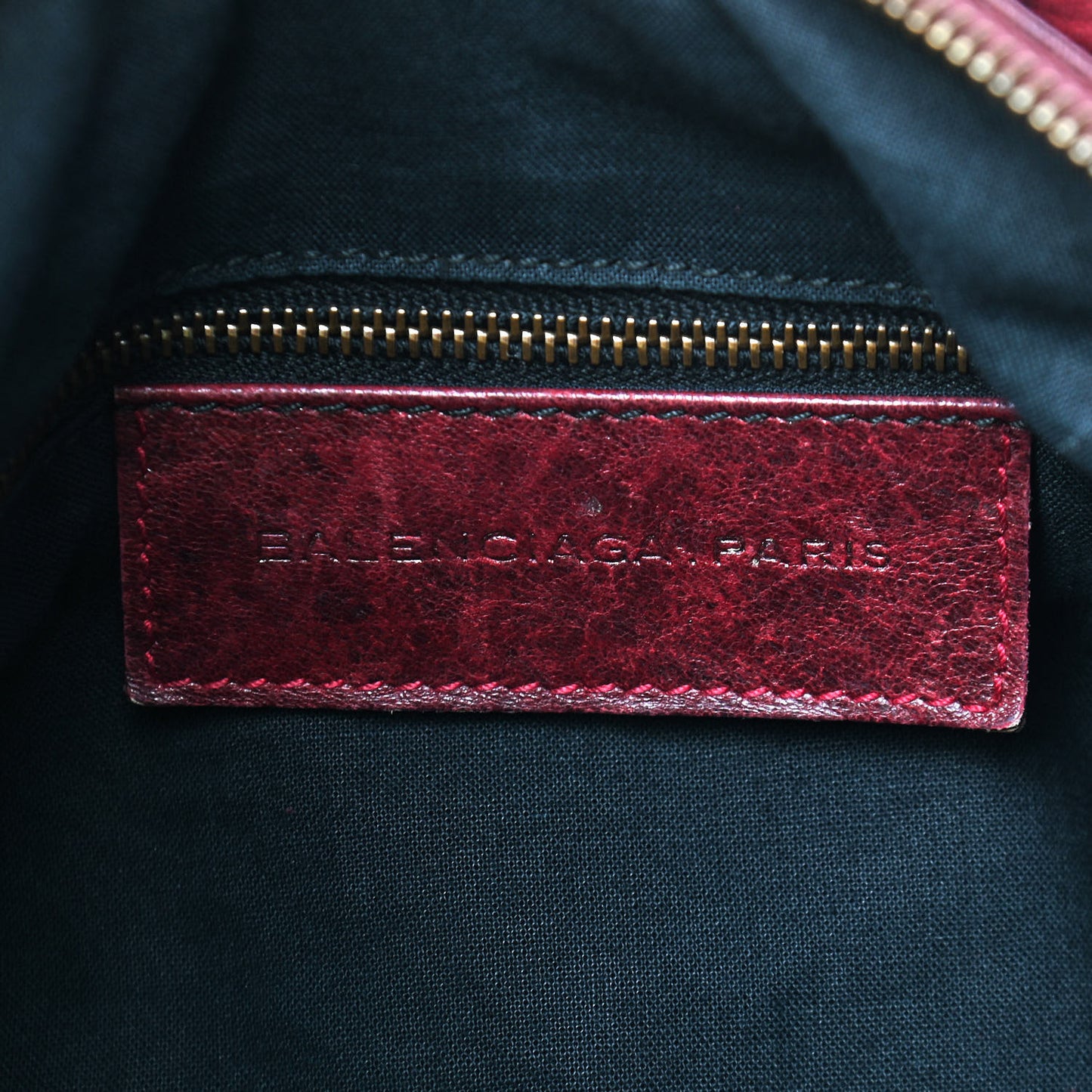 Chevre Classic Hardware Purse Rouge Vif