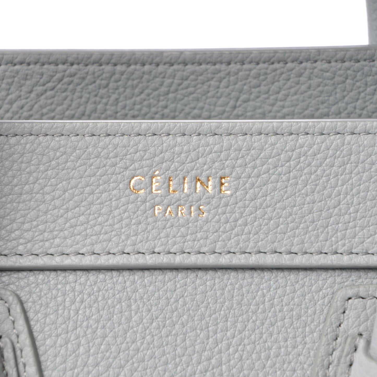 Drummed Calfskin Nano Luggage Cloud
