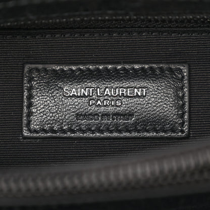 Saint Laurent Calfskin Y Quilted Monogram Monochrome Medium Loulou Chain Satchel Black 6 of 10