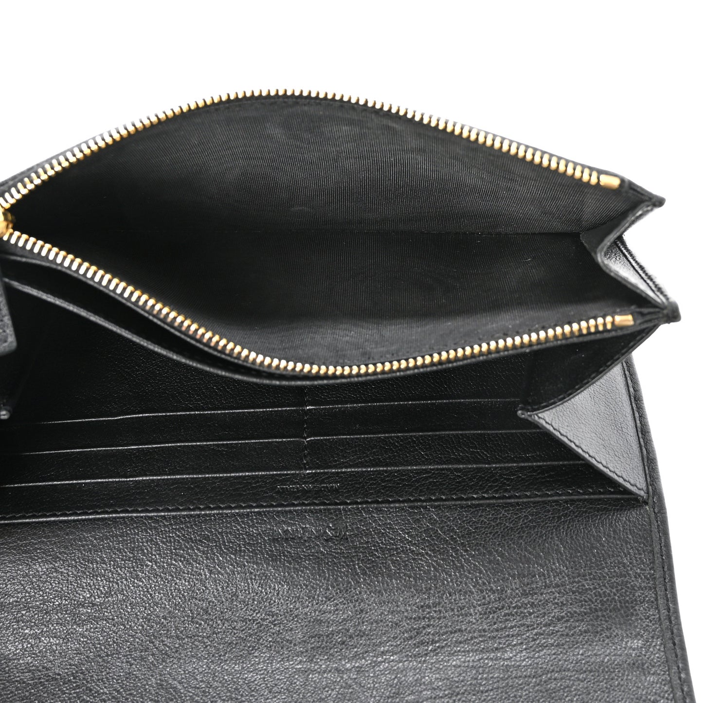 Chevre Belle De Jour Flap Wallet Black