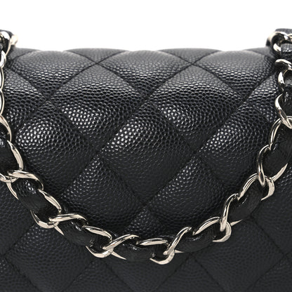 Chanel Caviar Quilted Mini Rectangular Flap Black 8 of 13
