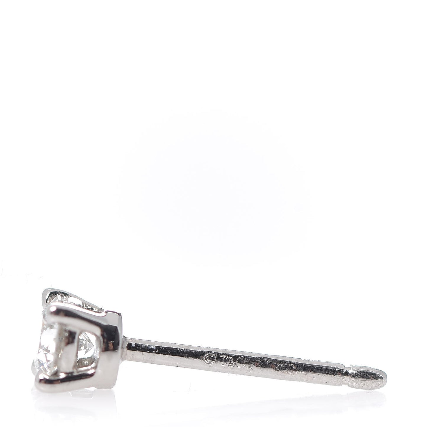 Platinum Diamond .24ctw Solitaire Earrings