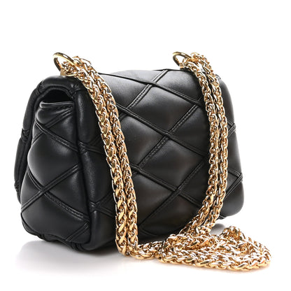 Louis Vuitton Lambskin Malletage Pico GO-14 Black 3 of 9