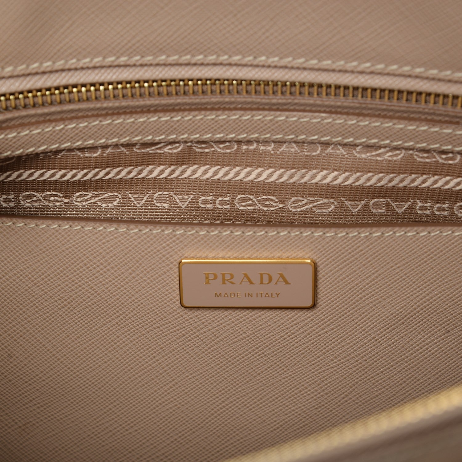 Prada Saffiano Medium Galleria Double Zip Tote Cammeo 6 of 7