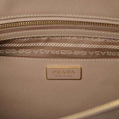Prada Saffiano Medium Galleria Double Zip Tote Cammeo 6 of 7