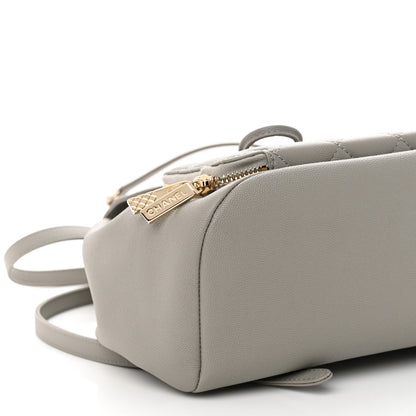 Chanel Caviar Quilted Business Affinity Backpack Grey 9 of 11