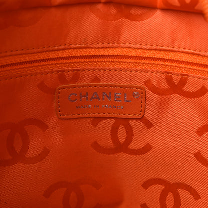 Chanel Calfskin Python Quilted Large Cambon Tote White 5 of 22