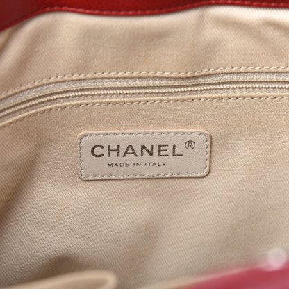 Chanel Caviar Quilted Timeless CC Soft Tote Red 8 of 10