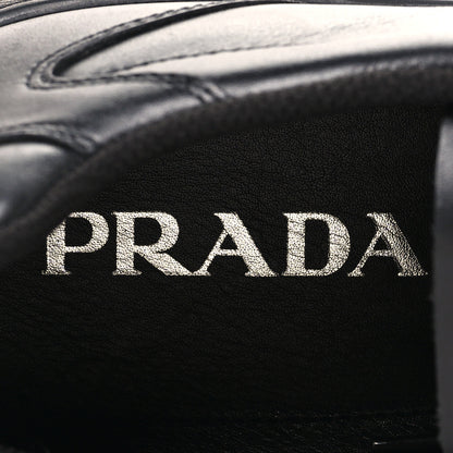Prada Vitello Soft Mens Sneakers 12 Black 8 of 10
