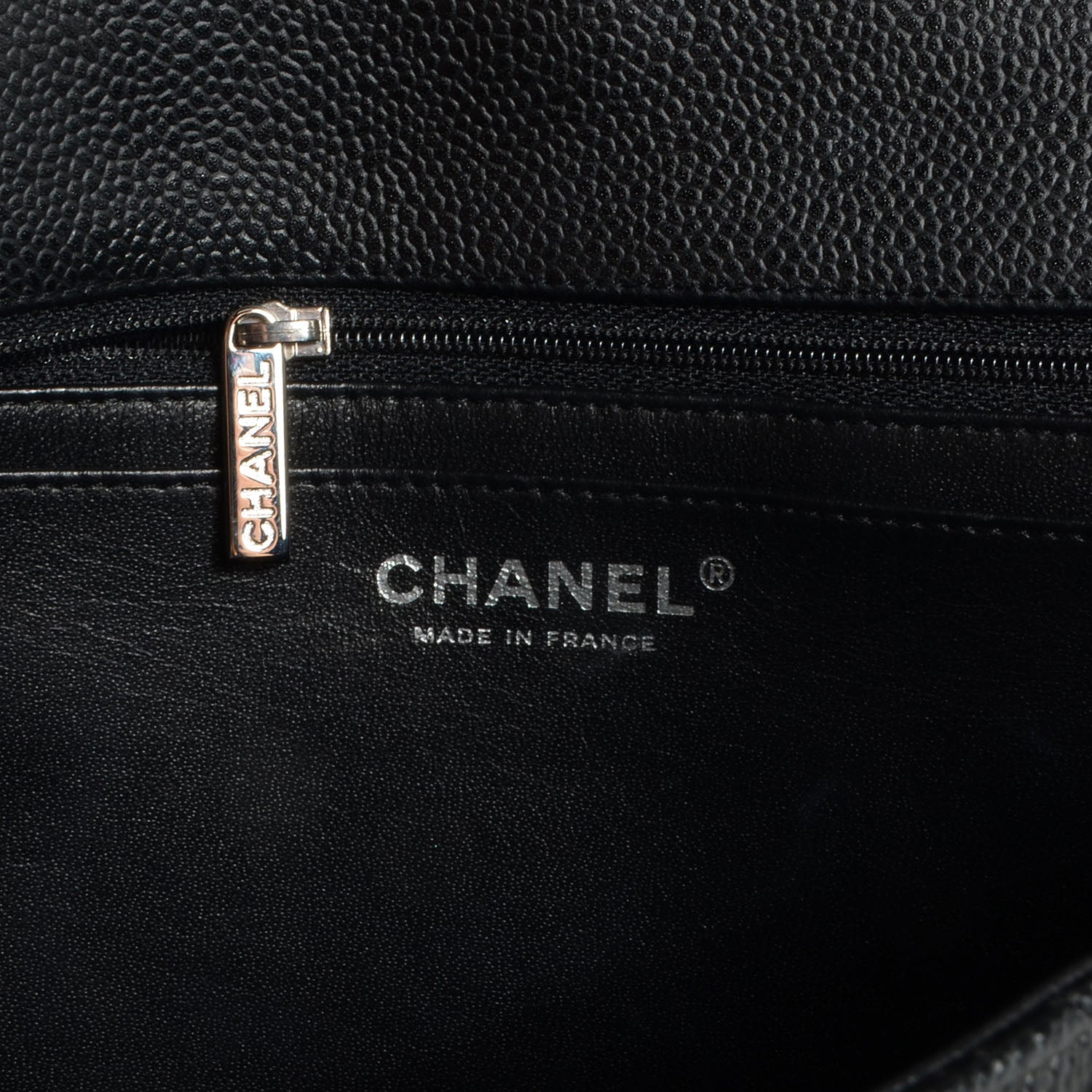 Chanel Caviar Jumbo Single Flap Black 6 of 8