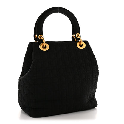 Christian Dior Nylon Cannage Medium Lady Dior Black 5 of 27