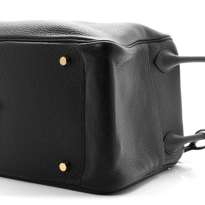 Hermes Taurillon Clemence Lindy 34 Black 10 of 10