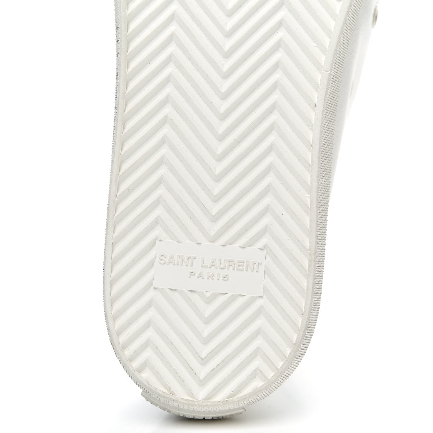 Saint Laurent Canvas Womens Malibu High Top Sneakers Optic 39.5 White 6 of 8