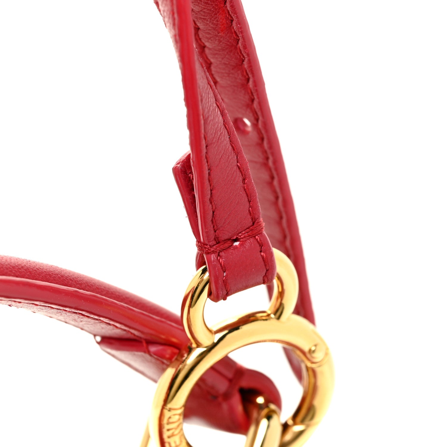 Fendi Nappa Mini Peekaboo Iconic Satchel Fragola 16 of 17