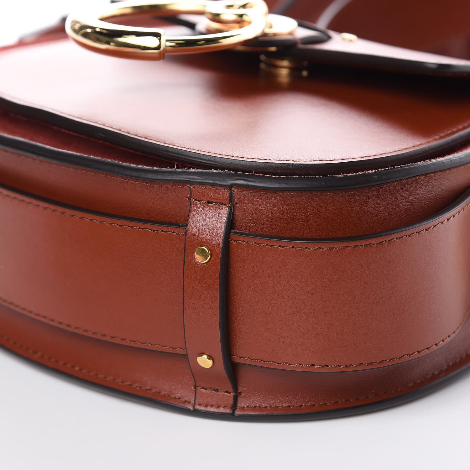 Chloe Calfskin Small Tess Bag Sepia Brown 9 of 9
