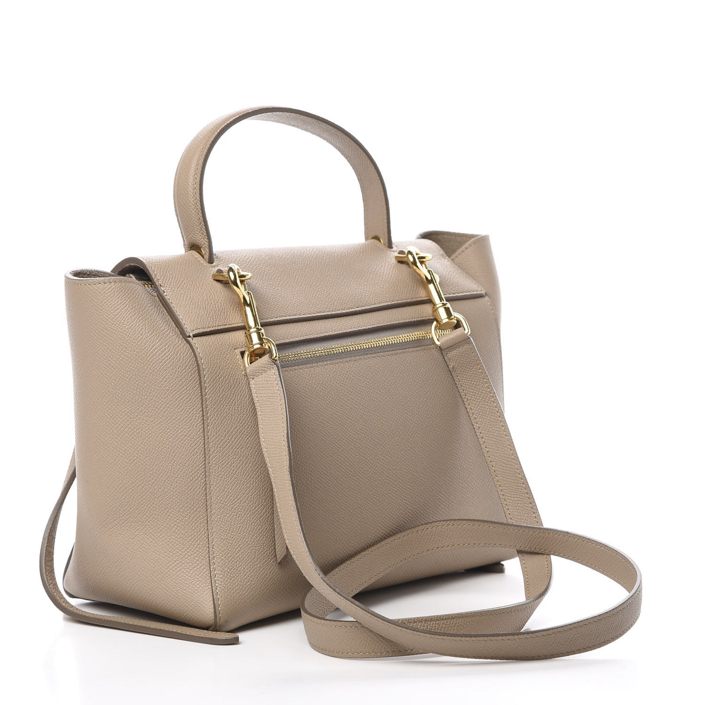 Baby Grained Calfskin Micro Belt Bag Dune