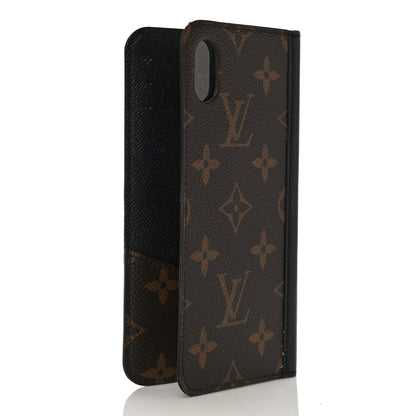 Louis Vuitton Monogram iPhone XS Max Folio Case Black 2 of 16
