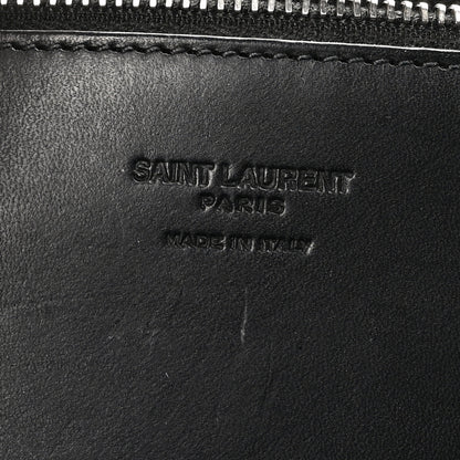 Saint Laurent Raffia Medium Panier Bag Black 6 of 9