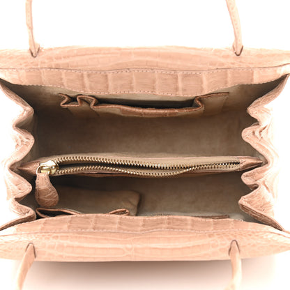 Nancy Gonzalez Crocodile Double Handle Satchel Beige 4 of 9