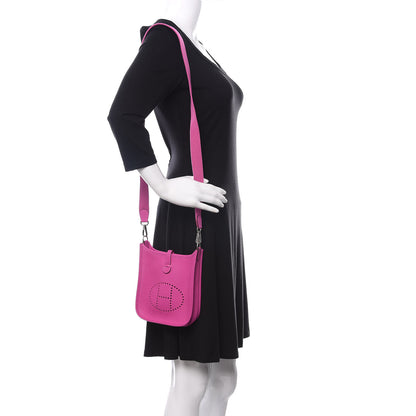 Hermes Taurillon Clemence Evelyne TPM Magnolia 2 of 10
