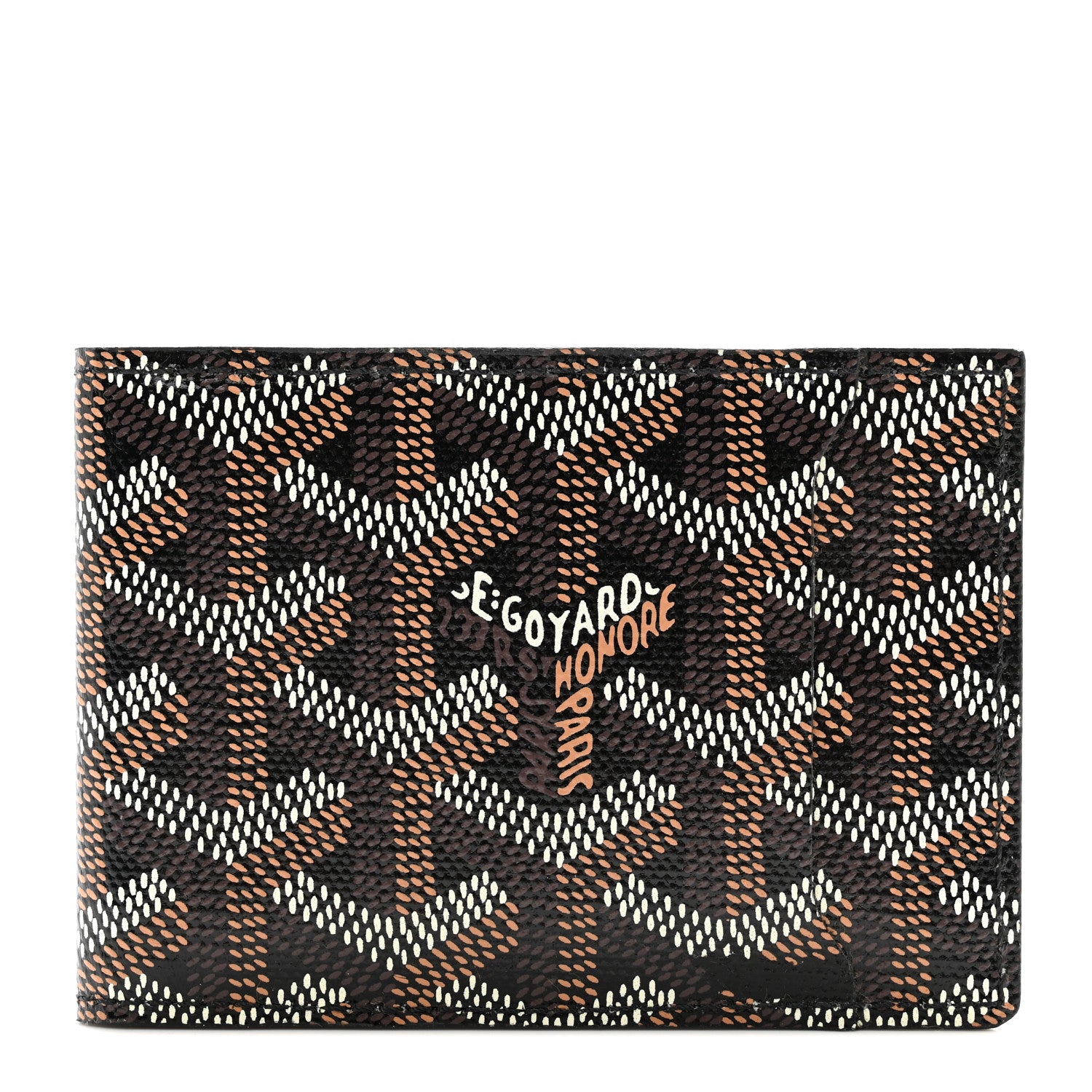 Goyard Goyardine Multi Slot Bi-Fold Wallet Black 1 of 8