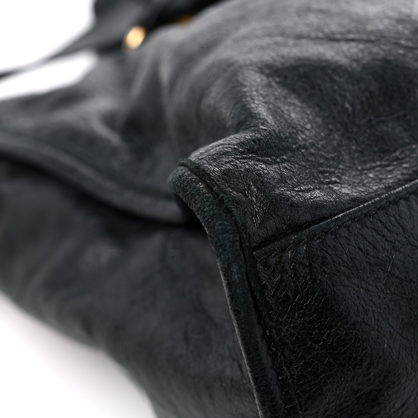 Agneau Giant 12 Gold Hardware City Black