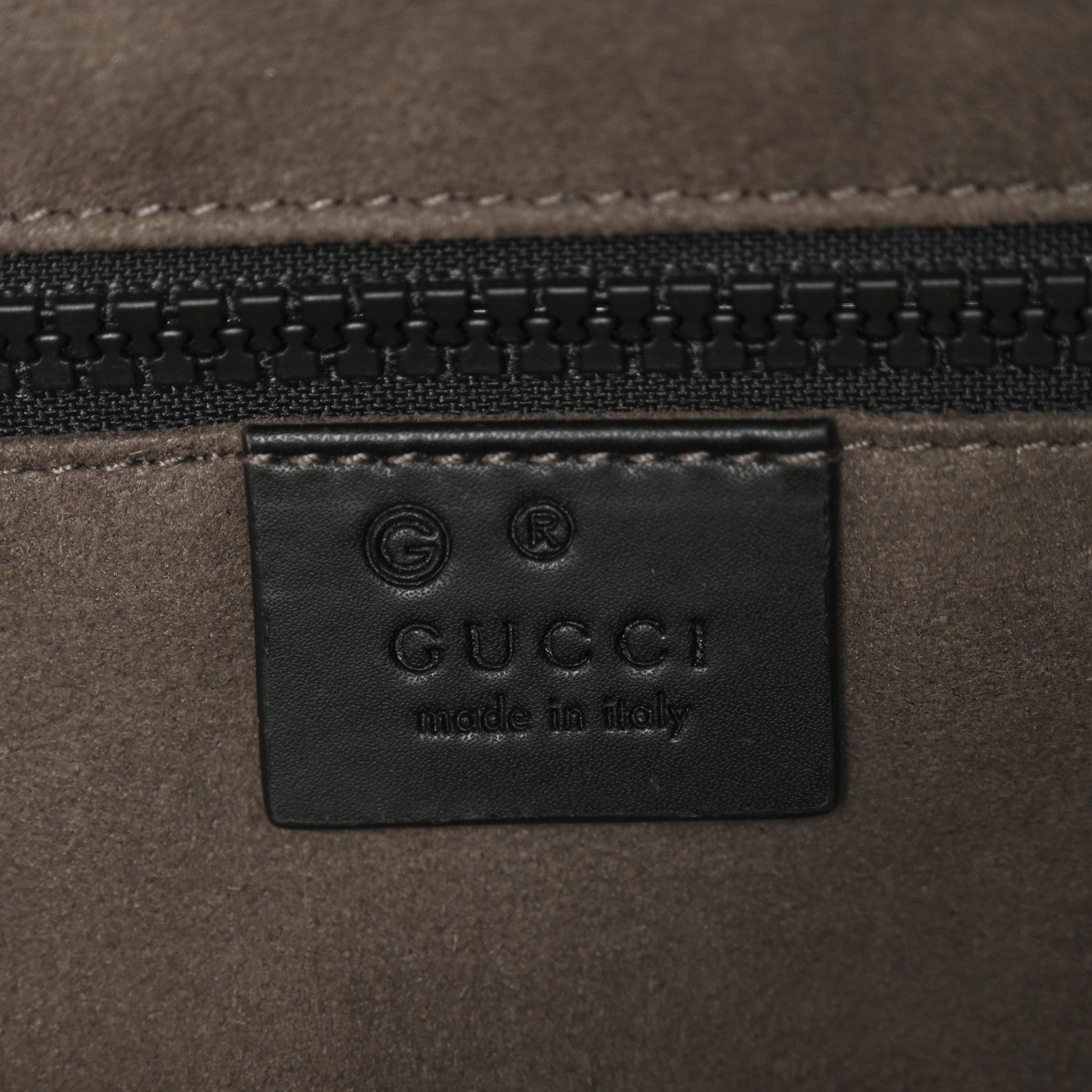 Gucci GG Supreme Monogram Belt Bag Black 6 of 10