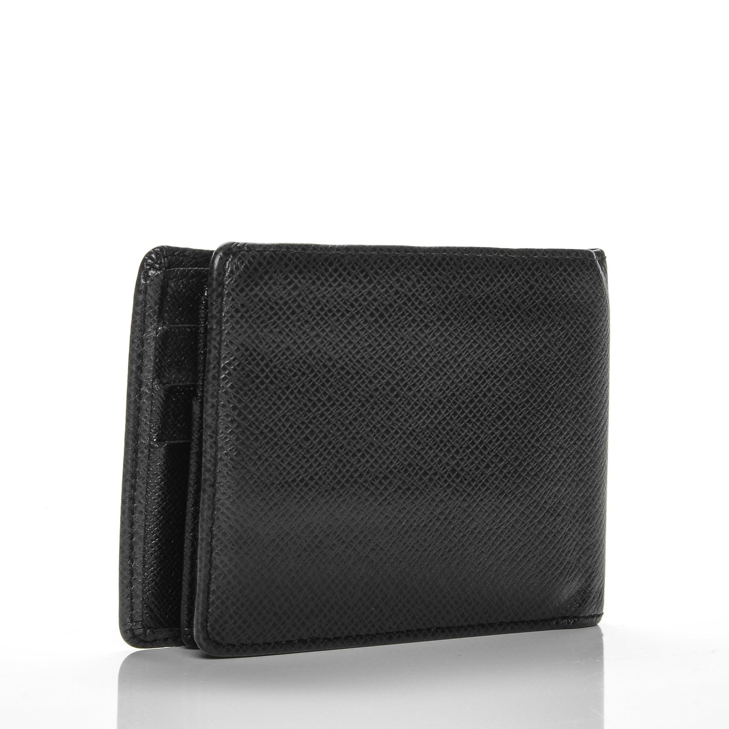 Louis Vuitton Taiga Mens Billfold Wallet 3 Flaps Ardoise 3 of 6