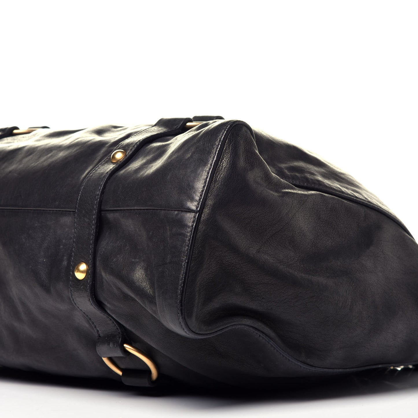 Nappa Spring Tote Black